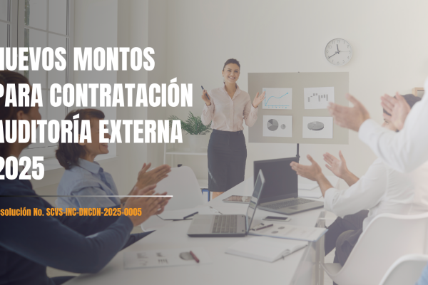 NUEVOS MONTOS PARA AUDITORÍA EXTERNA 2025